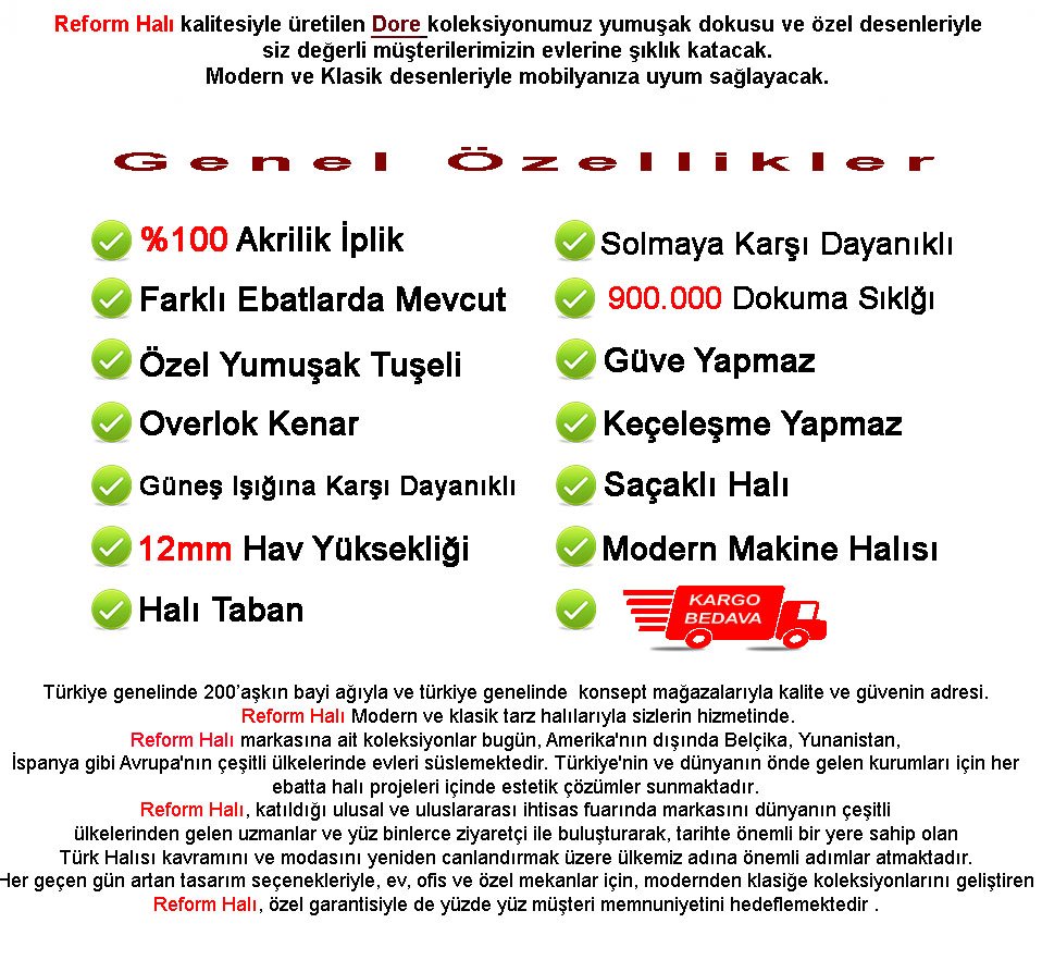 dore makine halısı