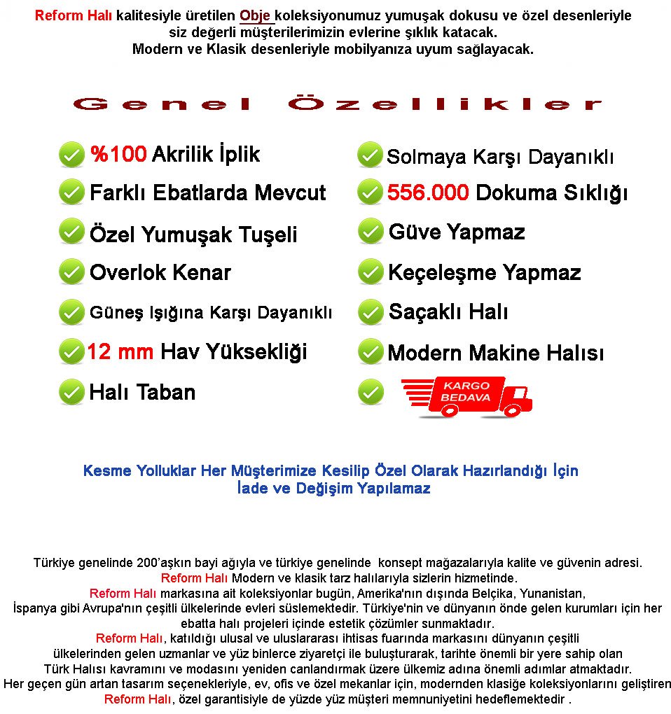 renkli makine halısı 