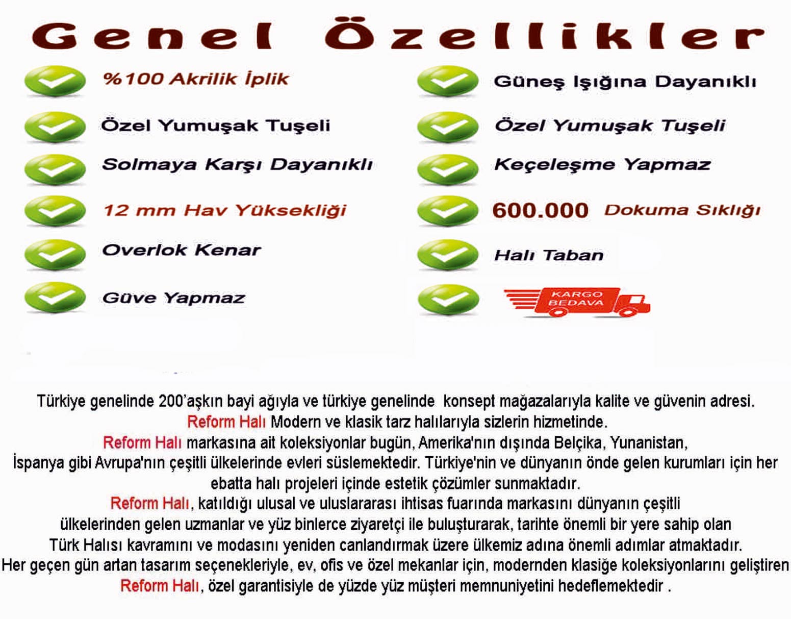 renkli makine halısı