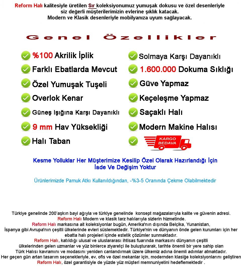 Sır Makine Halısı