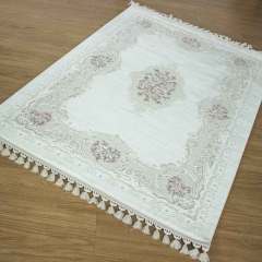 Doku Koleksiyonu 2508 Beyaz Halı 160 X 230