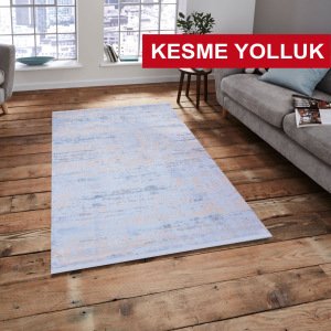 Sis Koleksiyonu Kesme Yolluk 3004 Mavi Halı