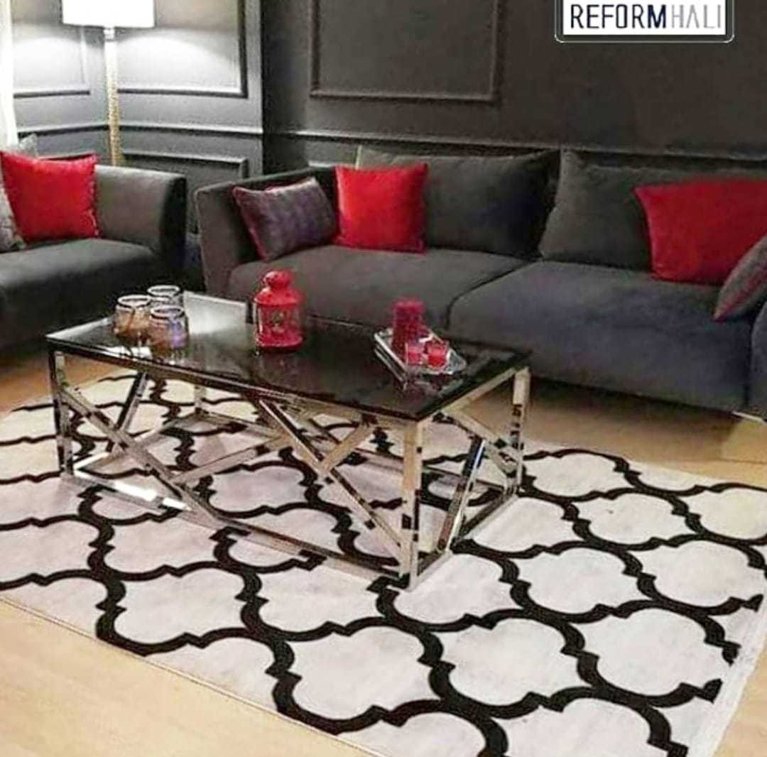 Kuatro Koleksiyonu 3808 Siyah Halı
