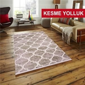 Kuatro Koleksiyonu Kesme Yolluk 3806 Yeşil Halı