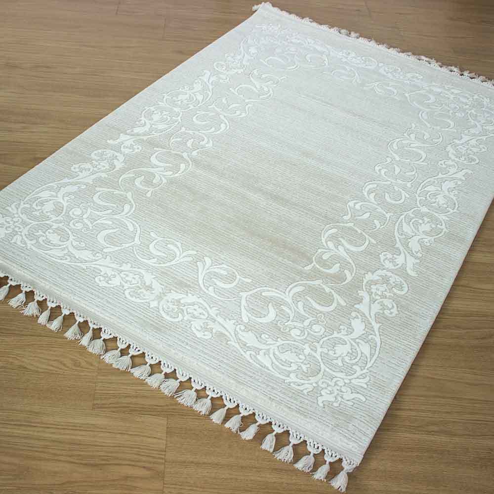 Doku Koleksiyonu 2510 Bej Halı 80 X 150