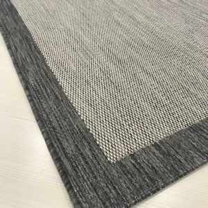 Jüt Sisal Gri Makine Halısı 9313 120 X 120 - YUVARLAK