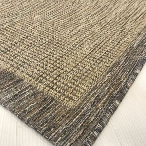 Jüt Sisal Bej Kahve Makine Halısı 9509