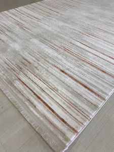 Perla Koleksiyonu 0002K Gri-Turuncu Halı