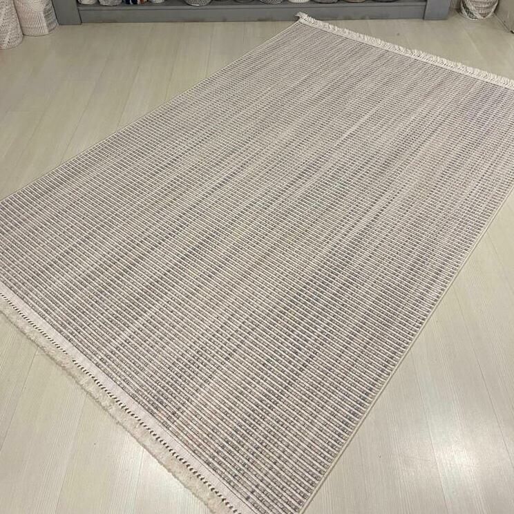 Petek Koleksiyonu Gri Kesme Halı 2209 A