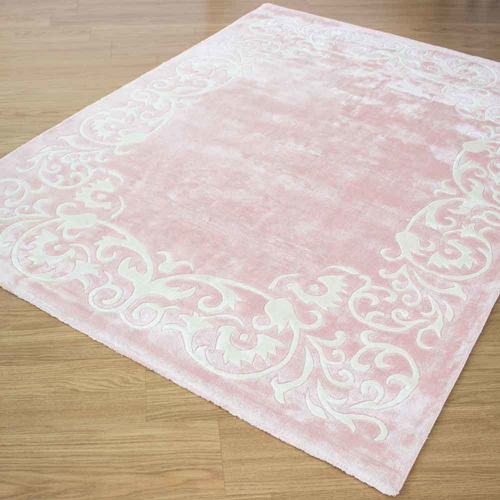 Saten Koleksiyonu B003 Pembe Halı 120 X 180
